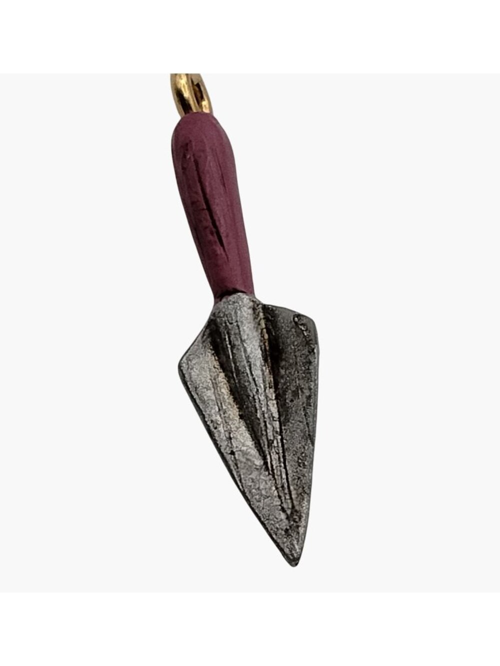 Miniature Garden Spade Charm Pink Handle Hand Trowel Shovel